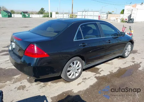 2007 Honda Accord 3.0 Se из США, поврежденный, VIN 1HGCM66437A101523